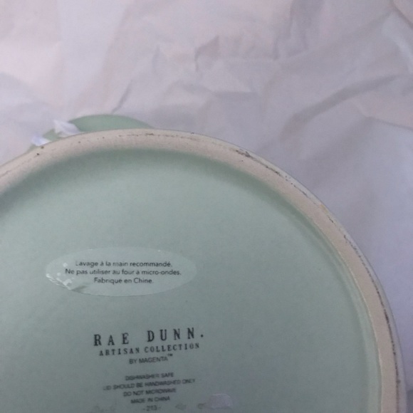 Rae Dunn “Mom’s Cookies” canister. New. Lovely pastel, glossy mint green… - Picture 8 of 8